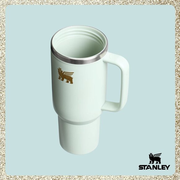 ✨ NWT/NIB Stanley The Quencher H2.0 Mini Tumbler Keychain/Ornament Celadon - Picture 3 of 6